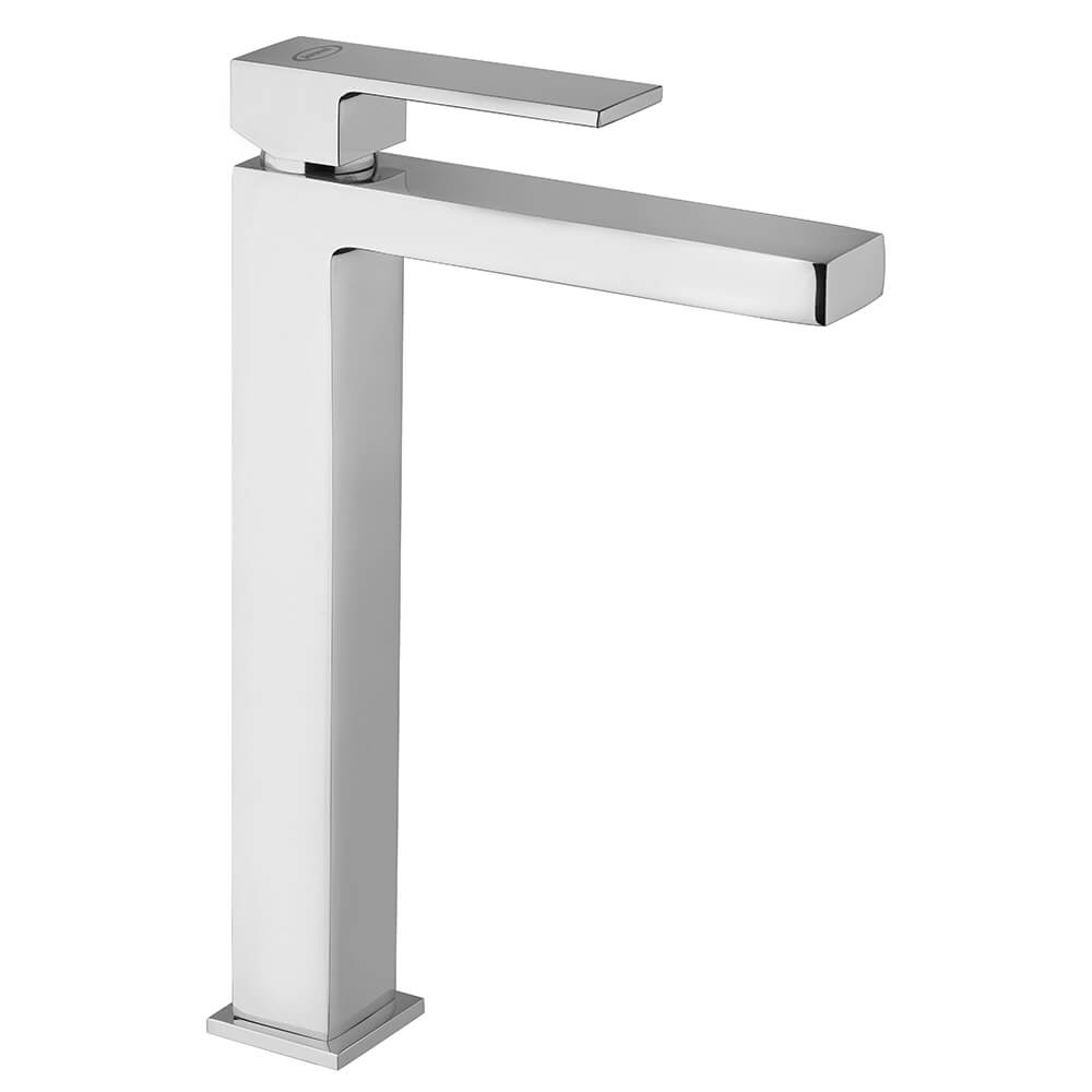 Miscelatore lavabo tipo alto Jacuzzi Rubinetteria serie Twinkle per piletta click clack