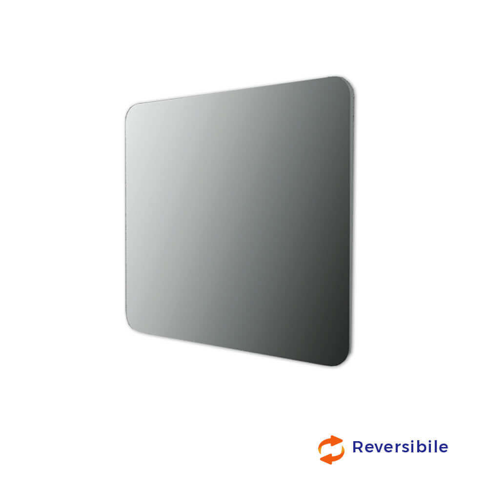 Specchio filo lucido 90X100 rettangolare con angoli tondi