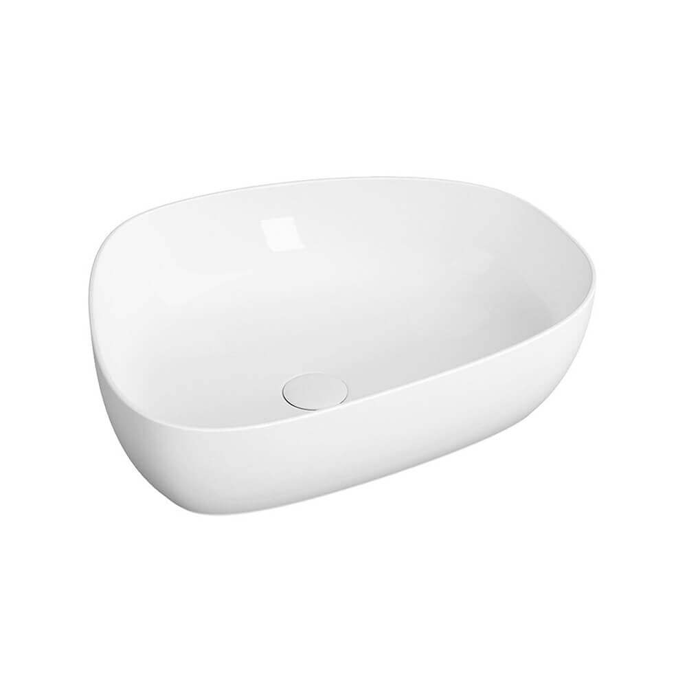 Lavabo da appoggio design Outline Pebble di Vitra sanitari