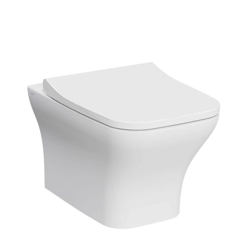 Wc sospeso rimless Mia Square di Vitra Sanitari