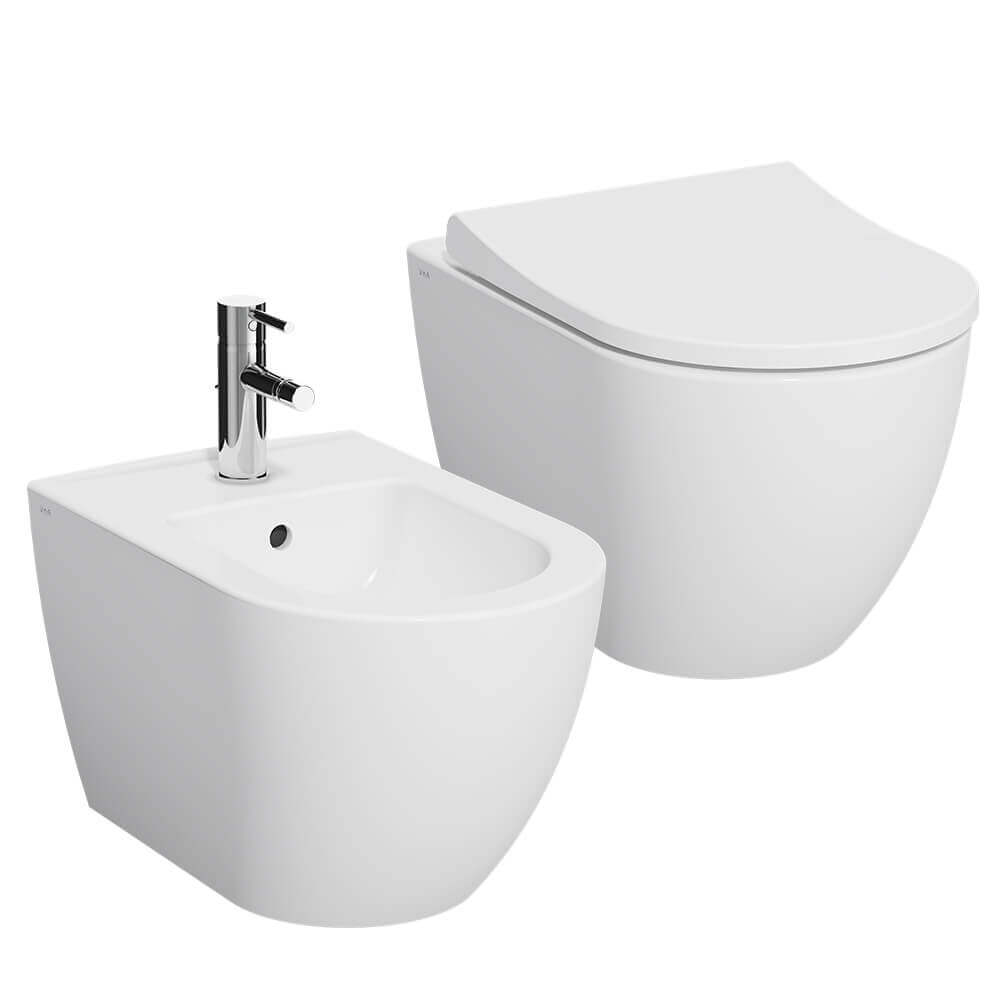 Sanitari Vitra Mia Round sospesi rimless