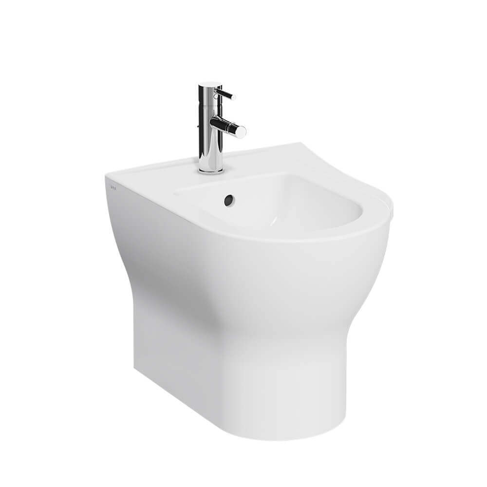 Bidet filo muro a terra Mia Round di Vitra sanitari