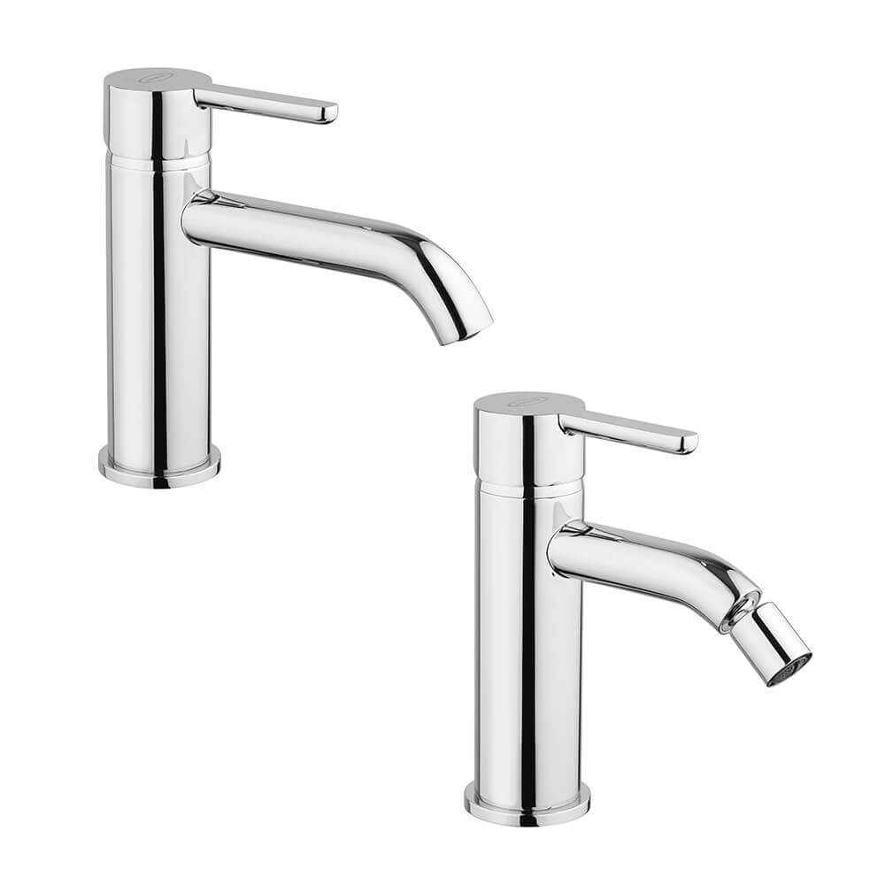 Set miscelatori lavabo e bidet Sunset