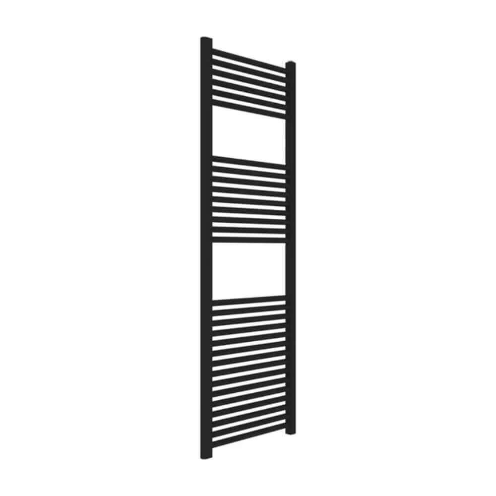 Termoarredo scaldasalviette nero lucido 50x150 cm Mod. Opera di Ercos