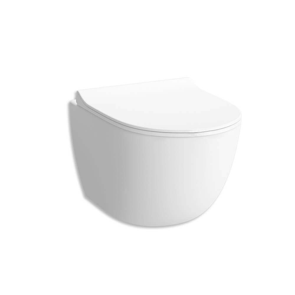Vitra Sanitari wc e bidet sospesi serie Sento rimless bianco opaco ceramica bianca