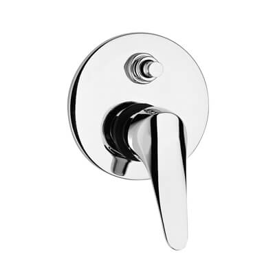 Miscelatore doccia incasso con deviatore monoleva Ariel ottone cromato MADE IN ITALY 0RE00400A16