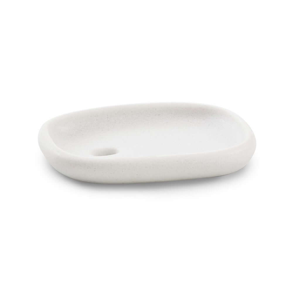 Porta sapone da appoggio Cipì Zen bianco resina satinata