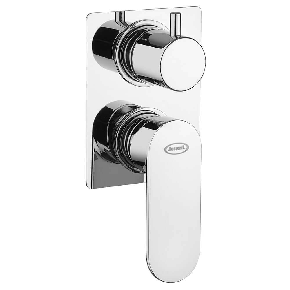 Set miscelatori lavabo e bidet per piletta click clack doccia incasso con deviatore Jacuzzi | Rubinetteria Borea