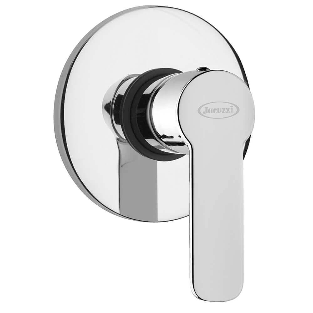 Set miscelatori lavabo alto + bidet + incasso doccia Jacuzzi | rubinetteria Eolo ottone cromato per piletta click clack