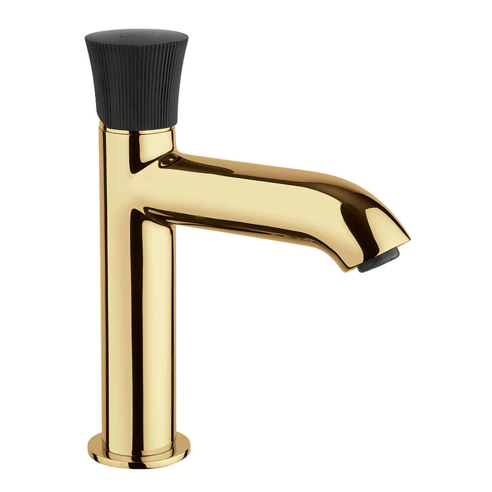 Set rubinetti Jacuzzi oro spazzolato e nero serie Illumina Lavabo bidet ed incasso doccia con deviatore