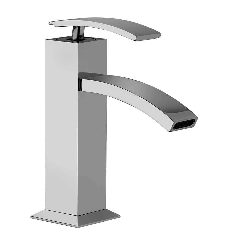 Set miscelatori lavabo alto + bidet + incasso doccia con deviatore Jacuzzi | rubinetteria Glint ottone cromato