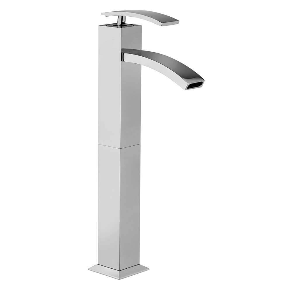 Set miscelatori lavabo alto + bidet + incasso doccia con deviatore Jacuzzi | rubinetteria Glint ottone cromato Arcshop