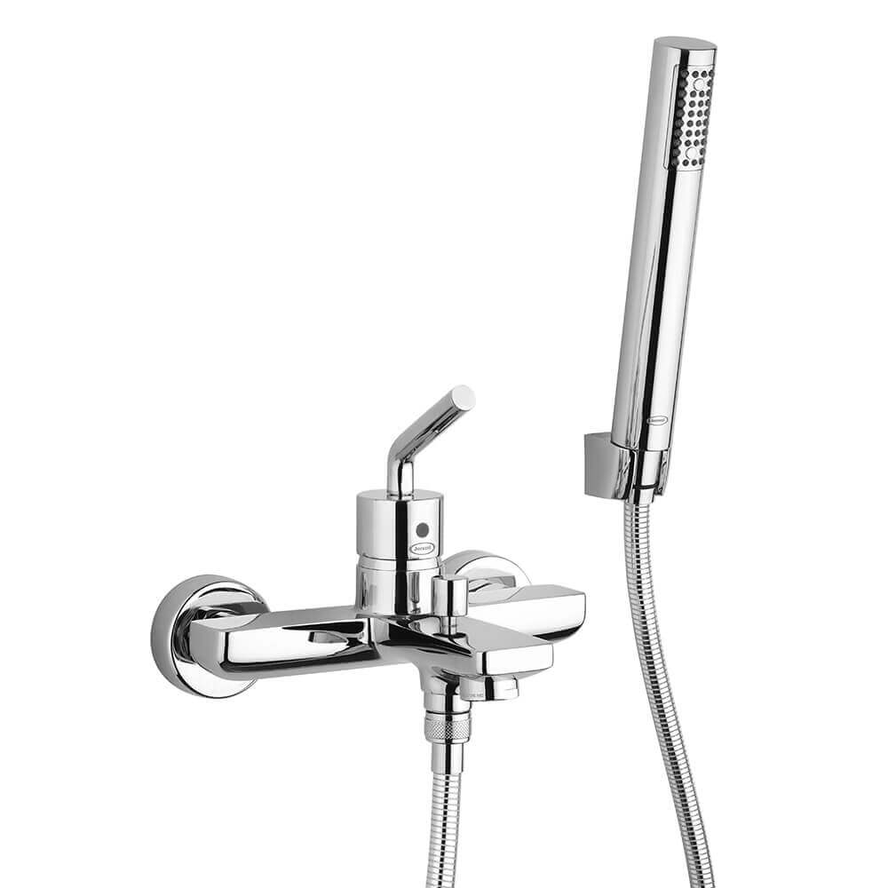 Miscelatori serie Lumos lavabo alto bidet e gruppo vasca Jacuzzi Rubinetteria