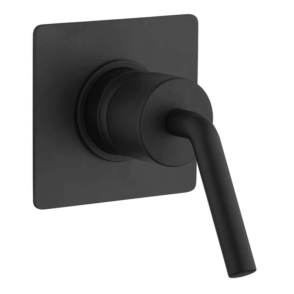 Set miscelatori lavabo alto bidet e incasso doccia nero opaco Lumos di Jacuzzi Rubinetteria