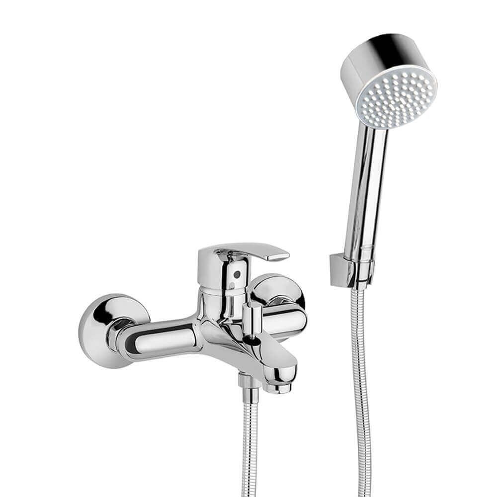 Miscelatori in set Lucente Jacuzzi |rubinetteria lavabo e bidet per piletta click clack con gruppo vasca Arcshop