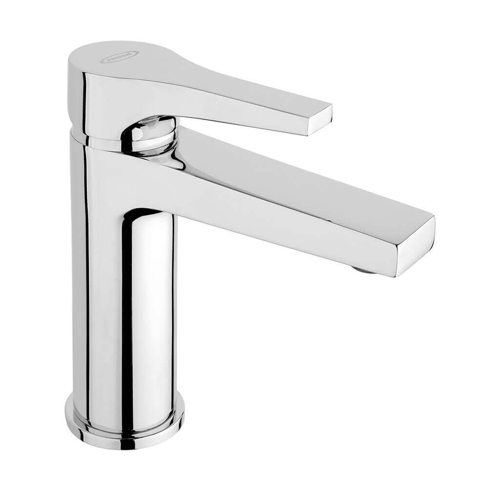 Set miscelatori lavabo + bidet Jacuzzi | rubinetteria Moonlight ottone cromato per piletta clic clack