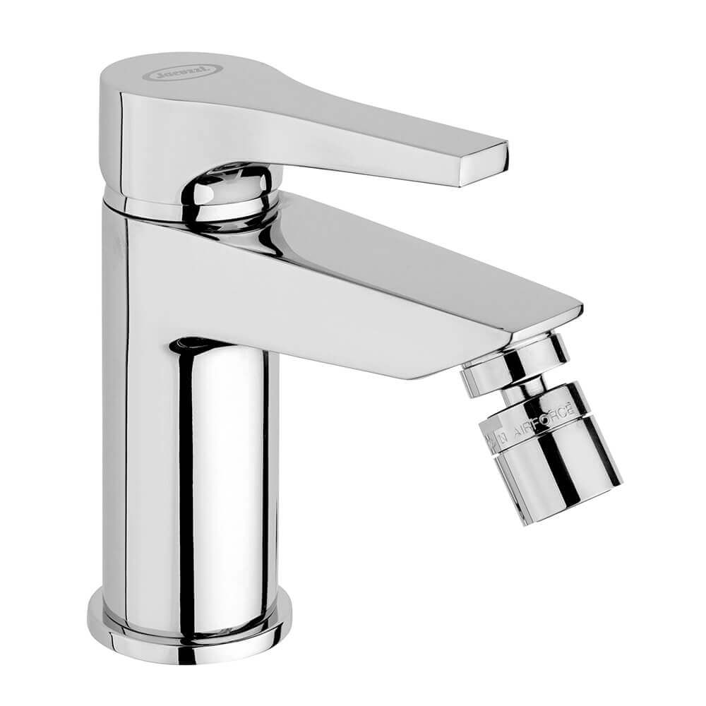 Set miscelatori lavabo + bidet Jacuzzi | rubinetteria Moonlight ottone cromato per piletta clic clack