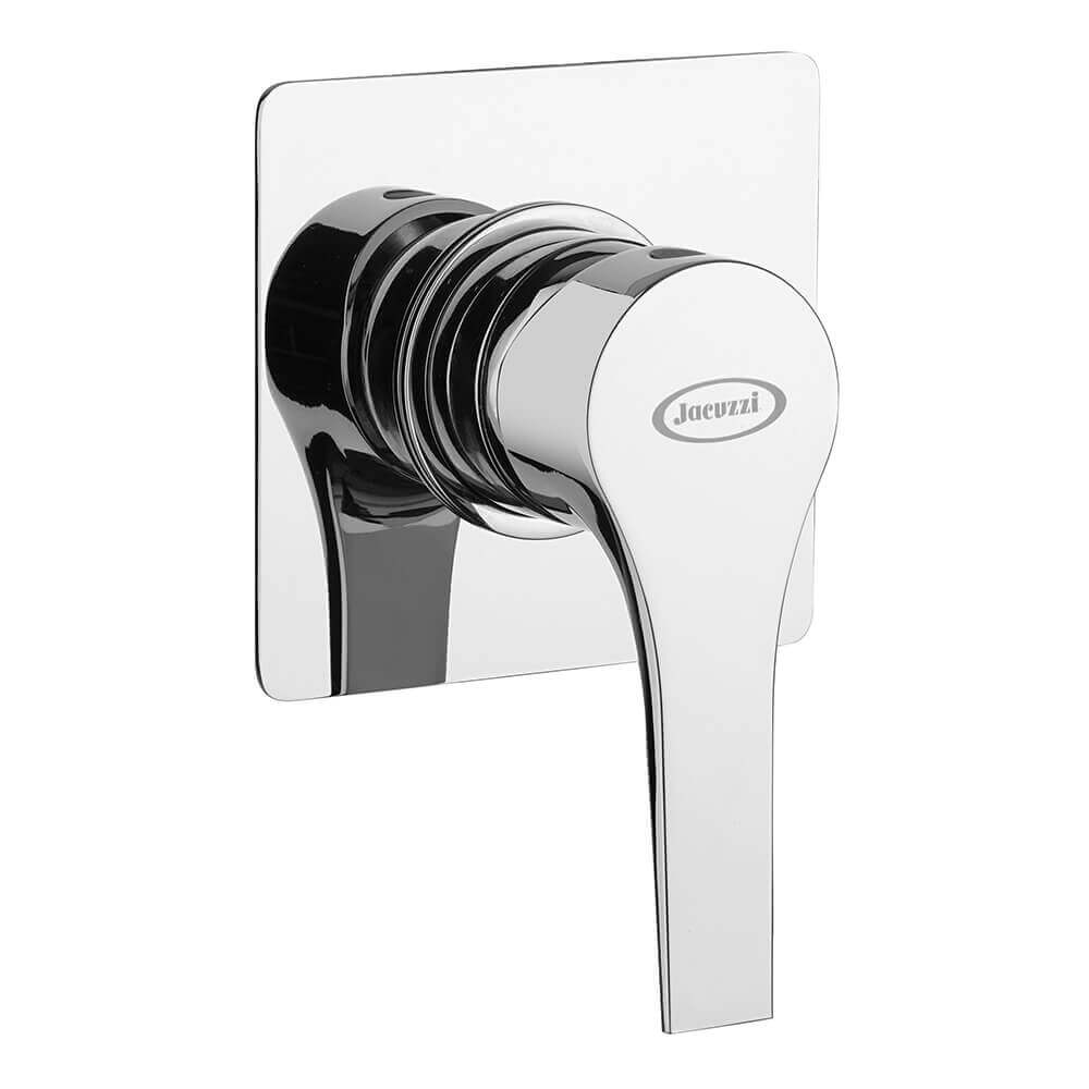 Set miscelatori lavabo + bidet + incasso doccia Jacuzzi | rubinetteria Moonlight ottone cromato per piletta click clack
