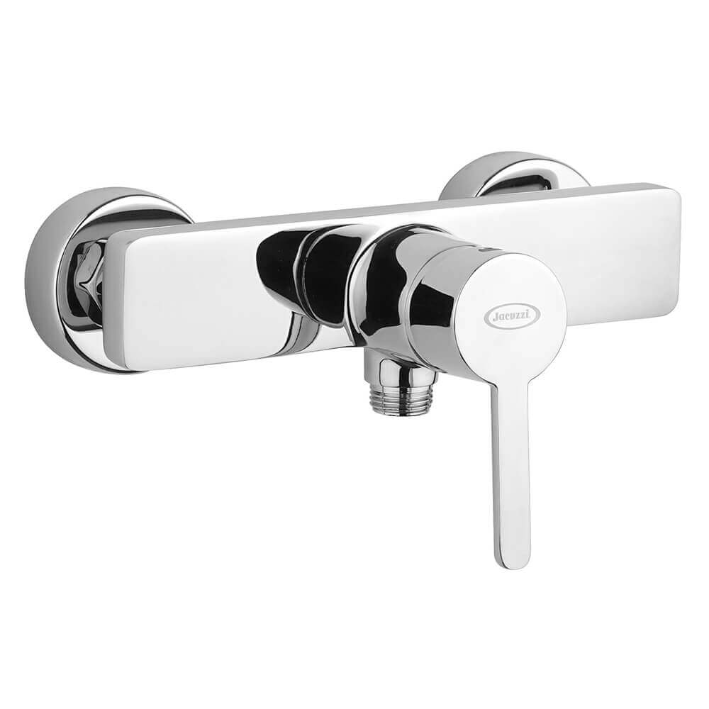Miscelatore doccia esterno monoleva Jacuzzi | rubinetteria Sunset ottone cromato 0SU00028JA01 Arcshop