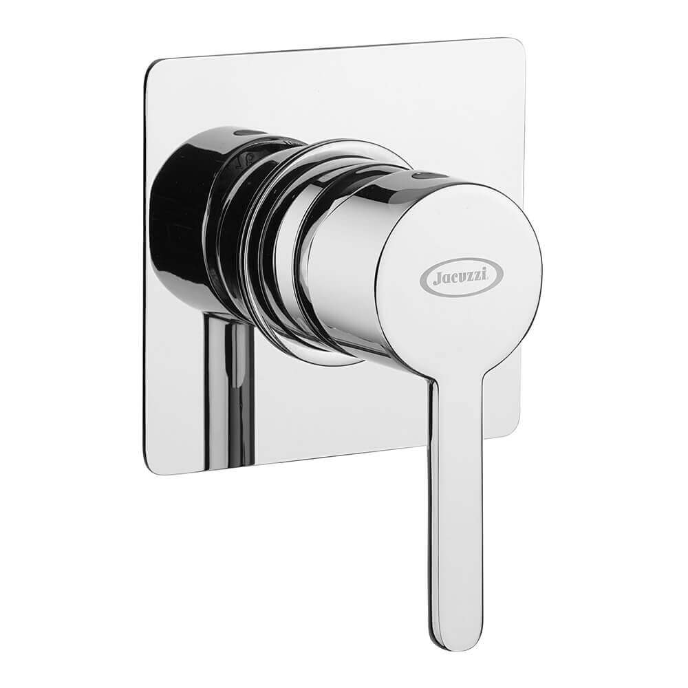 Set miscelatori lavabo + bidet + incasso doccia Jacuzzi | rubinetteria Sunset ottone cromato per piletta click clack