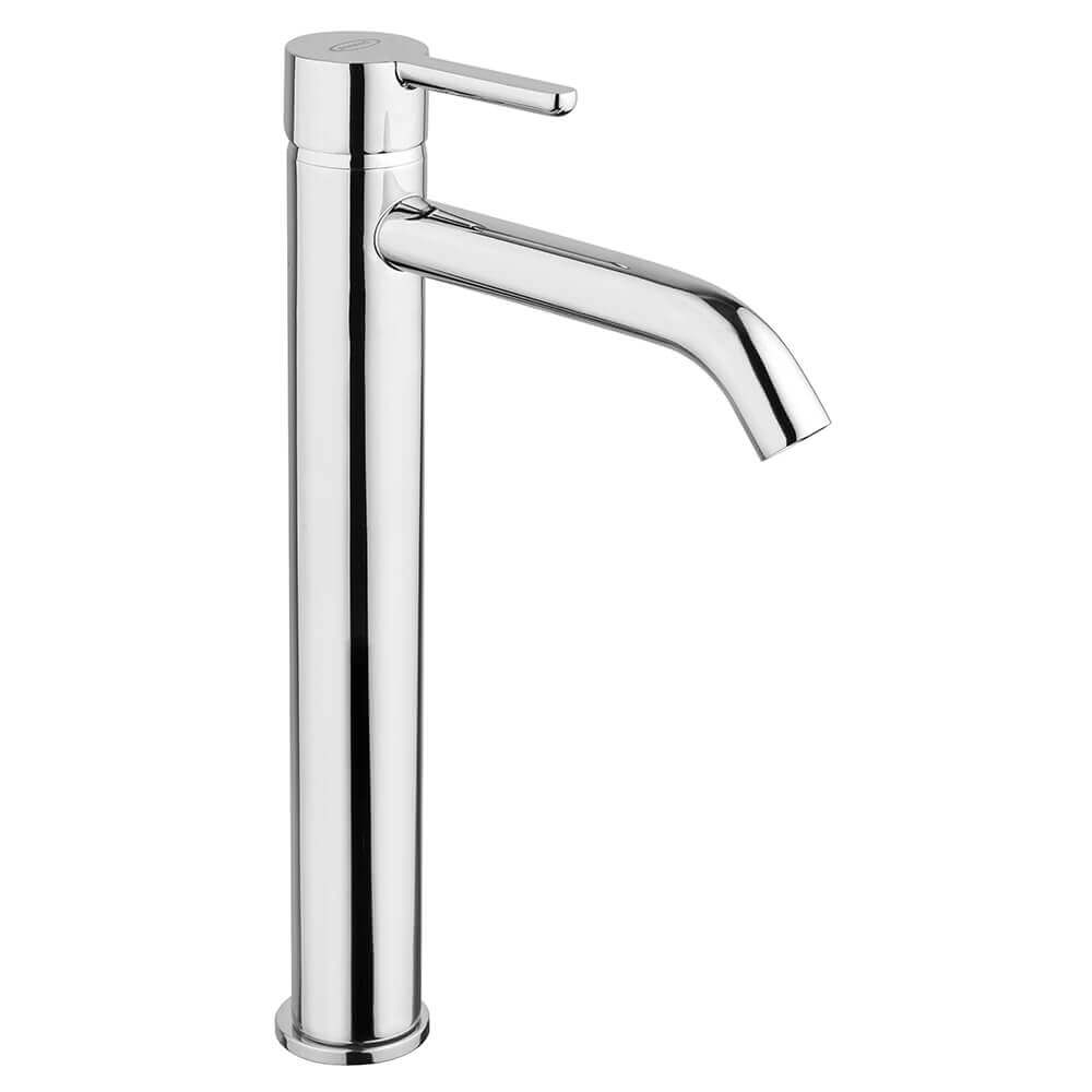 Set miscelatori lavabo alto + bidet Jacuzzi | rubinetteria Sunset ottone cromato per piletta click clack Arcshop