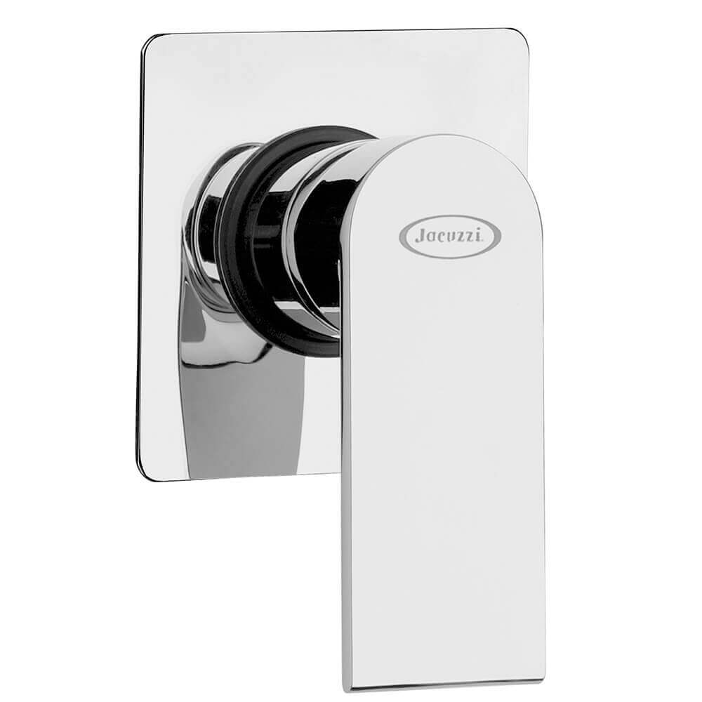 Set miscelatori lavabo bidet e incasso doccia Jacuzzi | rubinetteria Twilight ottone cromato per piletta di scarico clic clac