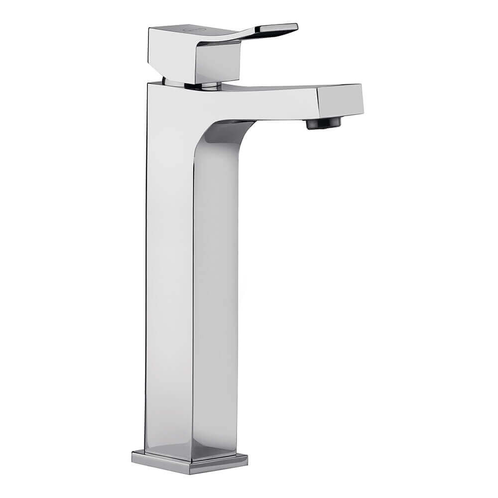 Miscelatore lavabo alto + bidet Jacuzzi | rubinetteria Tank ottone cromato per piletta click clack