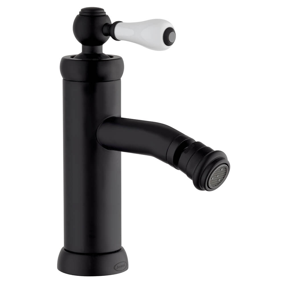 Rubinetto bidet serie Tosca nero opaco di Jacuzzi Rubinetteria per piletta click clack