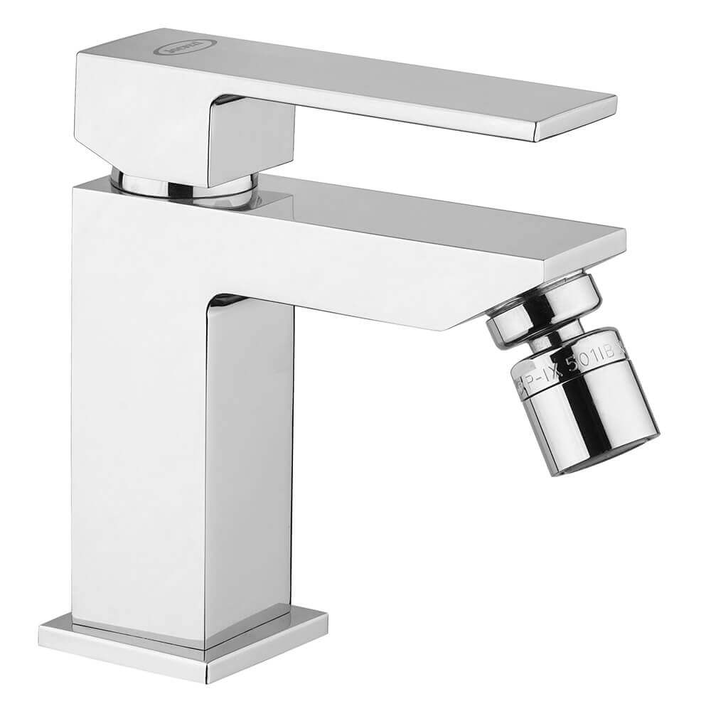 Coppia rubinetti lavabo e bidet modello Twinkle Jacuzzi Rubinetteria per piletta click clack