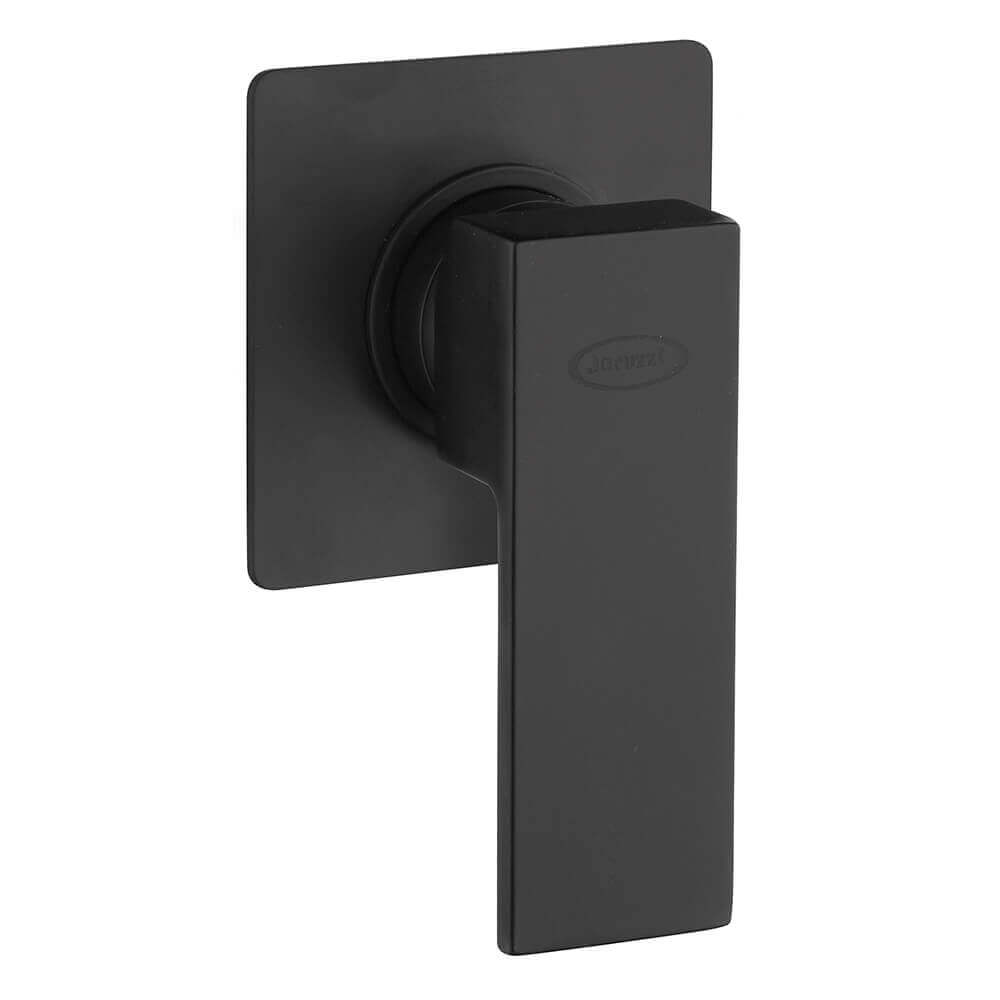 Set miscelatori lavabo alto bidet e incasso doccia nero opaco Jacuzzi Rubinetteria modello Twinkle