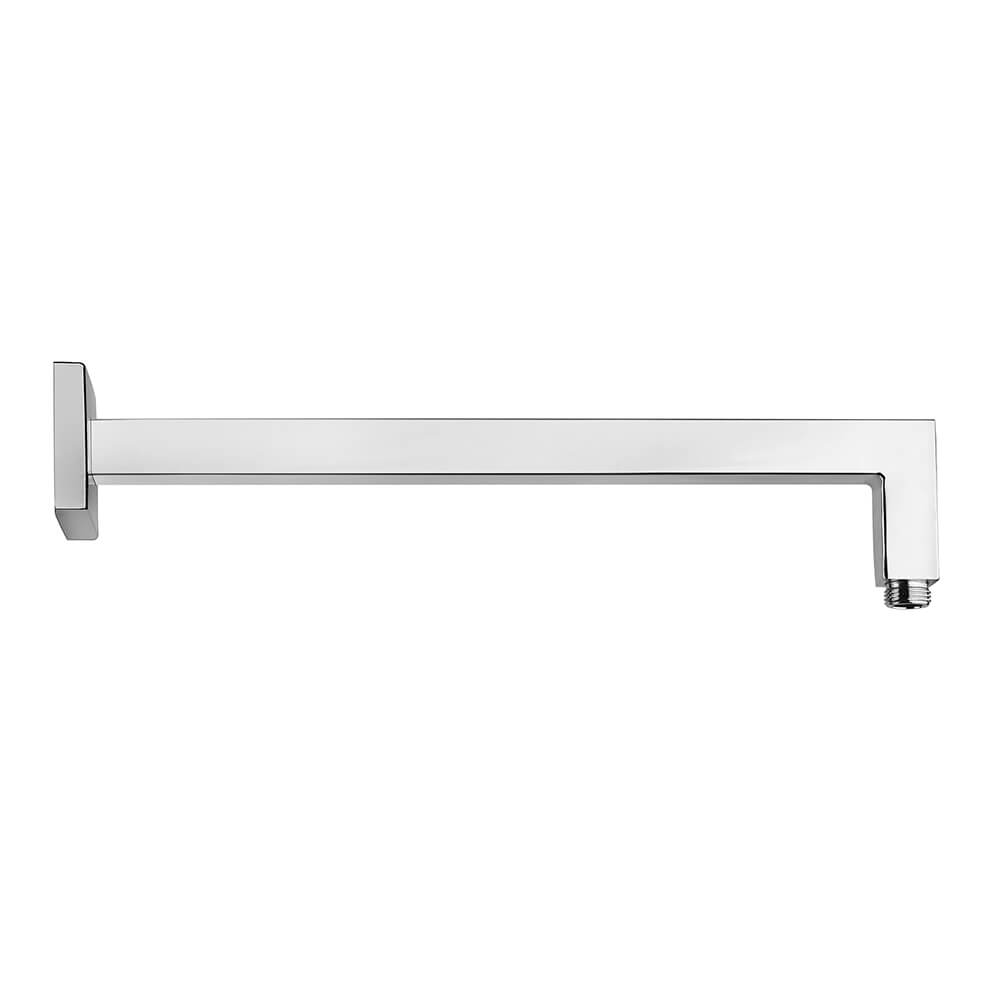 Kit doccia completo Jacuzzi | Rubinetteria Tank con braccio, soffione 25cm, doccetta e miscelatore