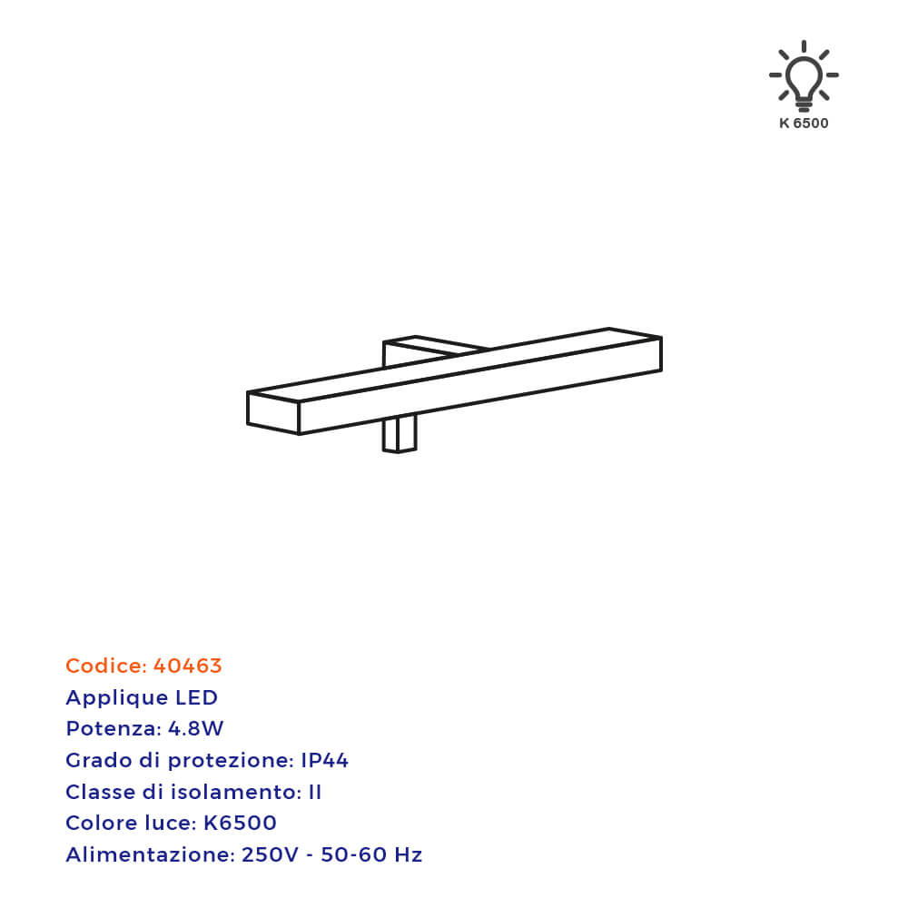 Lampada LED a basso consumo 30 cm Arcshop