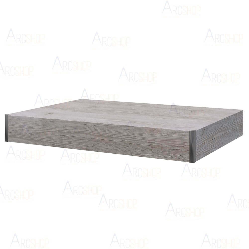 Mensolone da bagno 60 cm rovere sbiancato