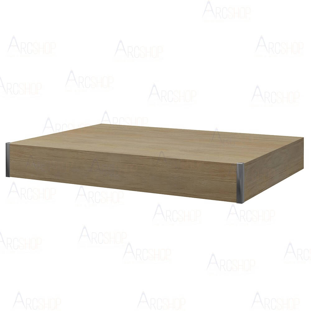 Mensolone per bagno rovere tabacco 60 cm