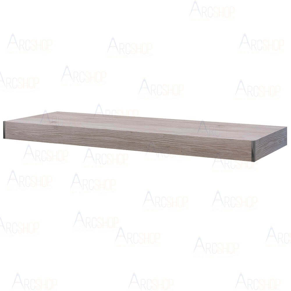 Mensolone 120 cm rovere sbiancato sospeso