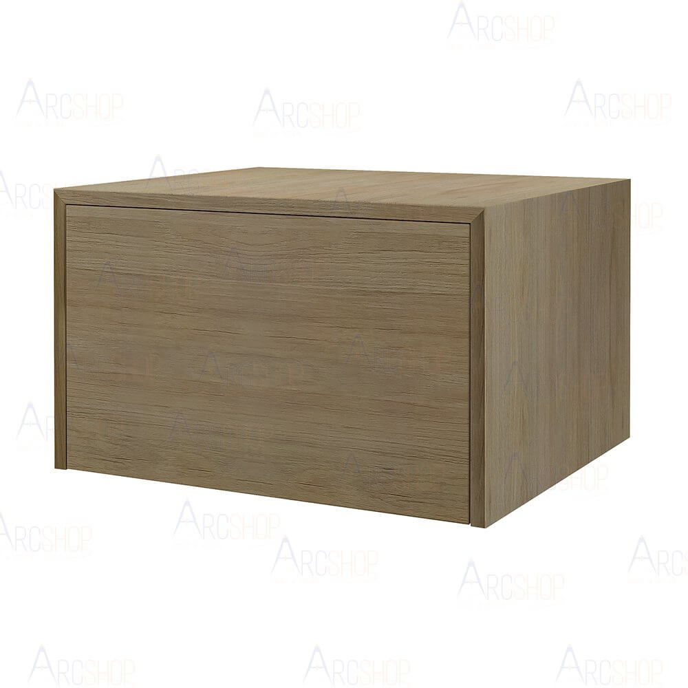 Mensolone da bagno Rovere tabacco sospeso 90 cm Arcshop