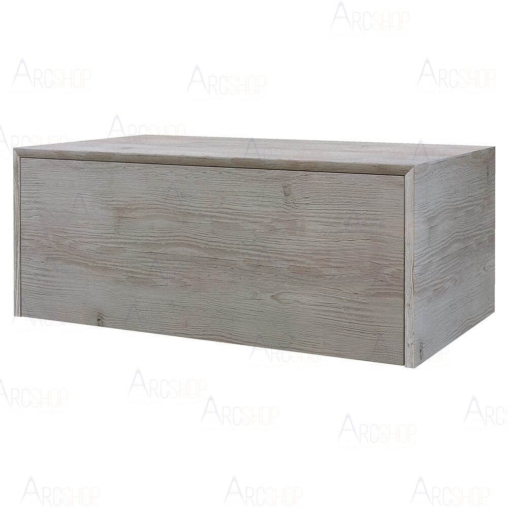 Mensolone da bagno 60 cm rovere sbiancato