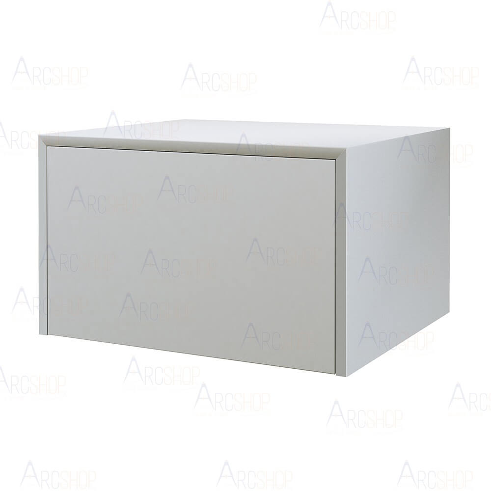 Mensolone bagno bianco opaco 120 cm