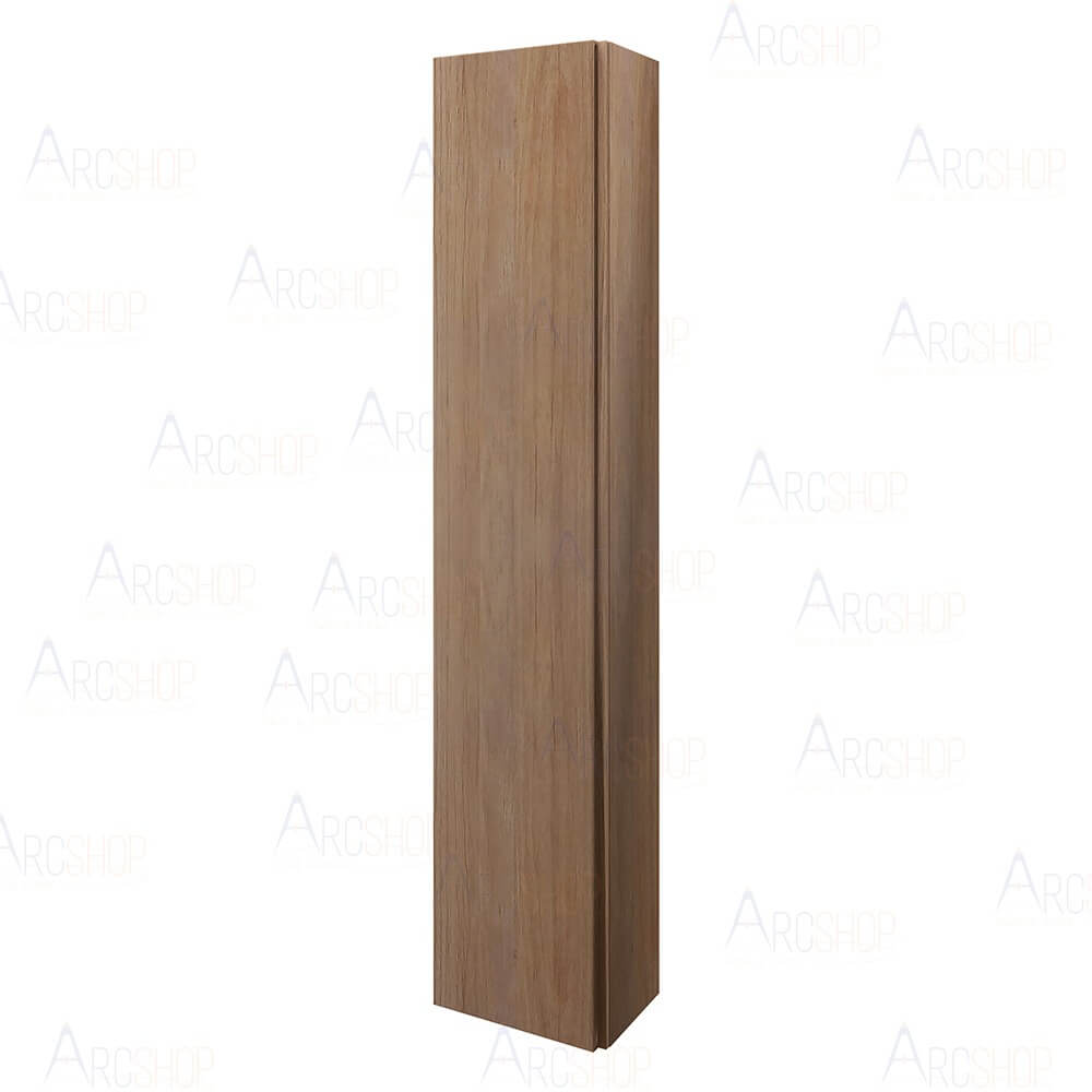 Mensolone da bagno rovere tabacco 120 cm sospeso