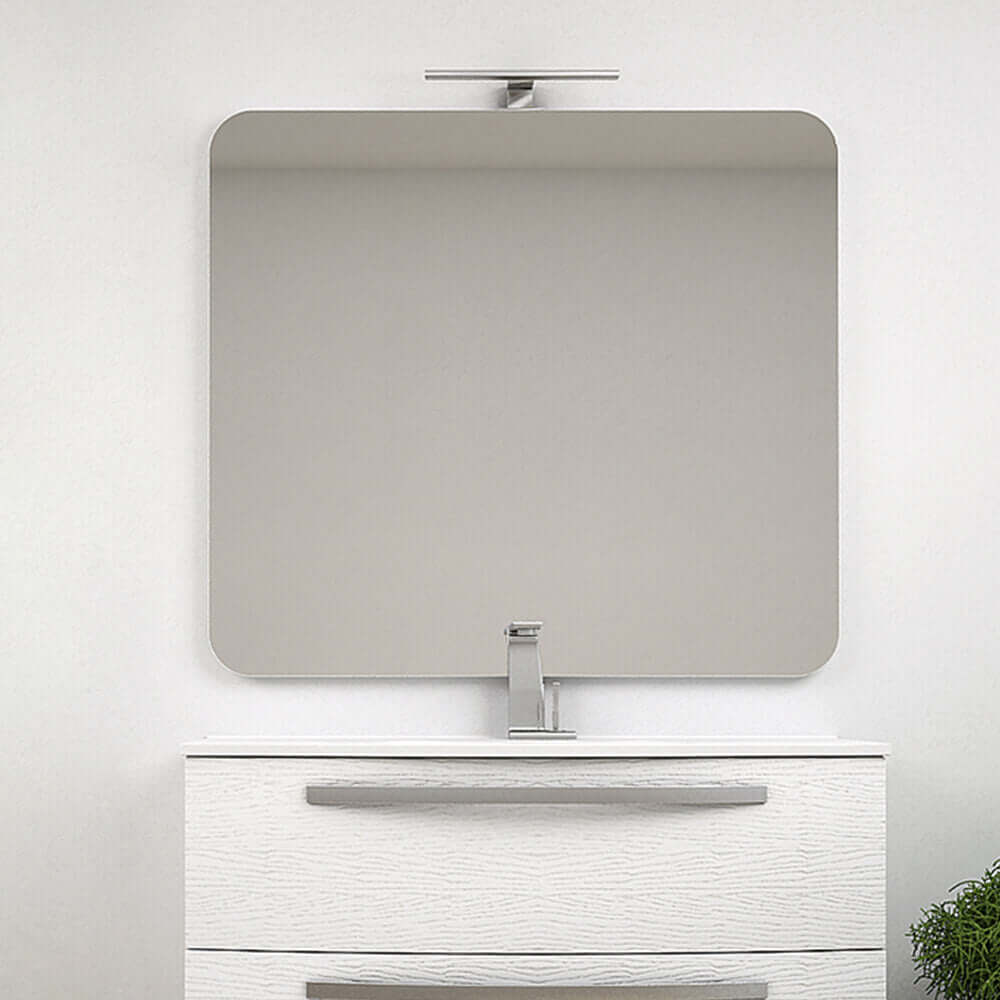 Su Misura Specchio Irregolare da Bagno Filo Lucido Retroilluminante led 20W art.1107 con Su Misura Specchio Irregolare da Bagno Filo Lucido Retroilluminante led 20W art.1107 con