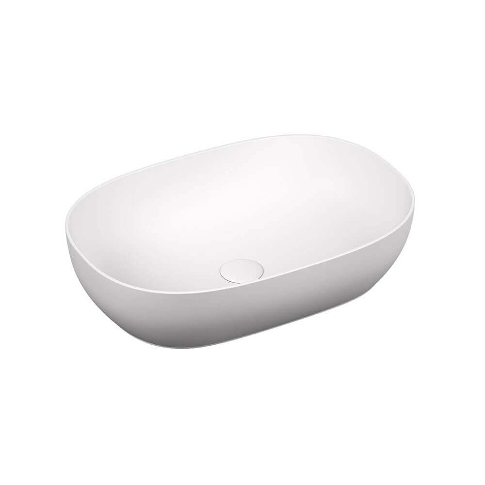 Lavabo da appoggio Ovale Vitra sanitari Bianco opaco da 60 cm 5995B401-0016