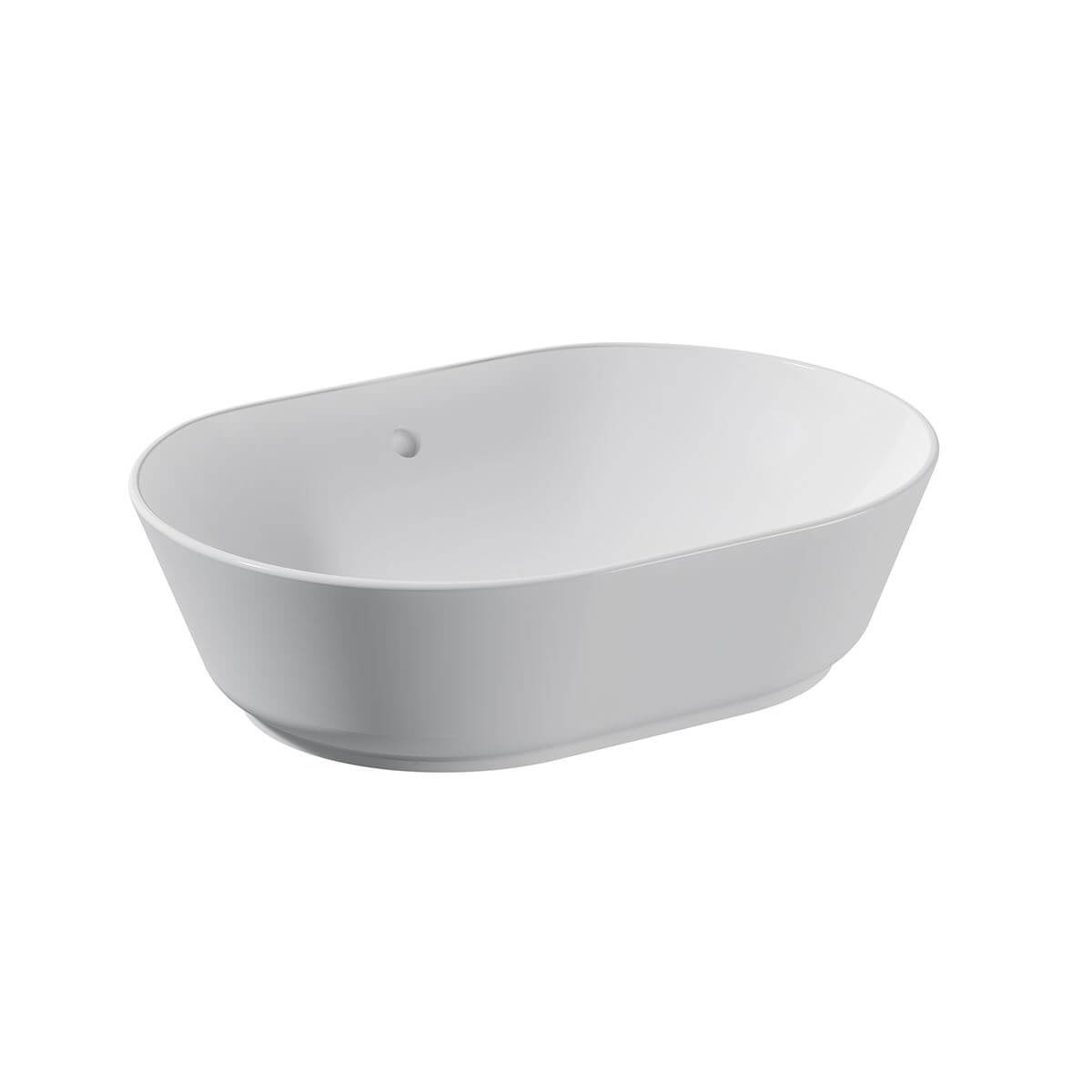 Lavabo da appoggio ovale Vitra Bianco lucido 55 cm ceramica Arcshop