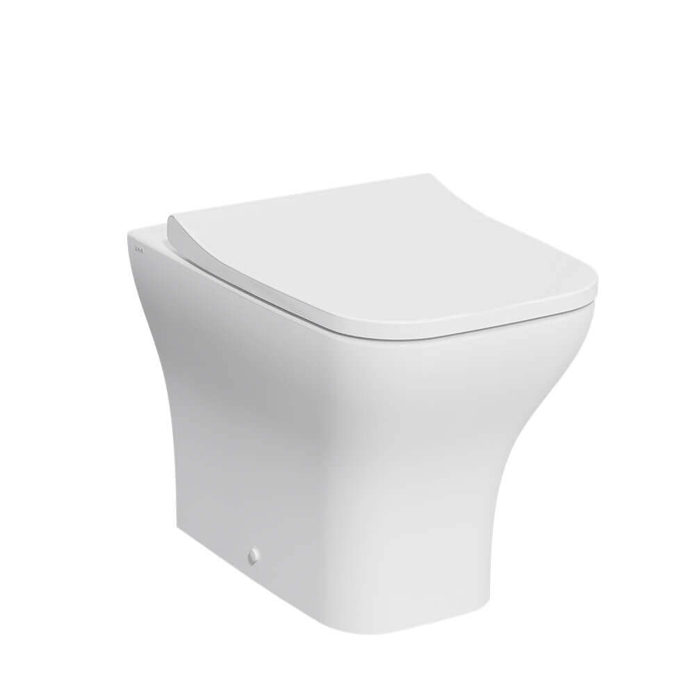 Sanitari Vitra filo muro Mia Square con wc rimless