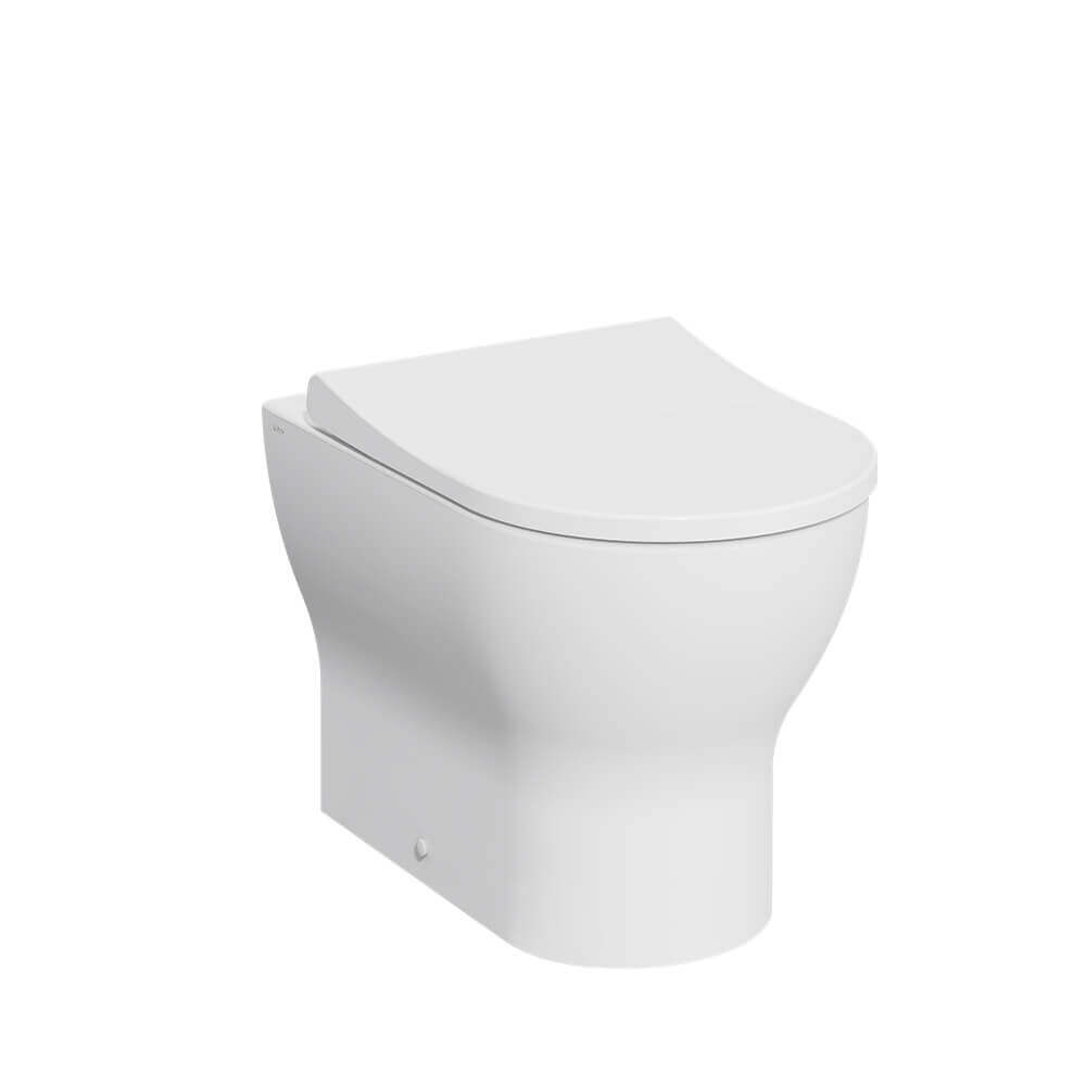 Wc rimless Mia Round a terra design tondo Vitra Sanitari