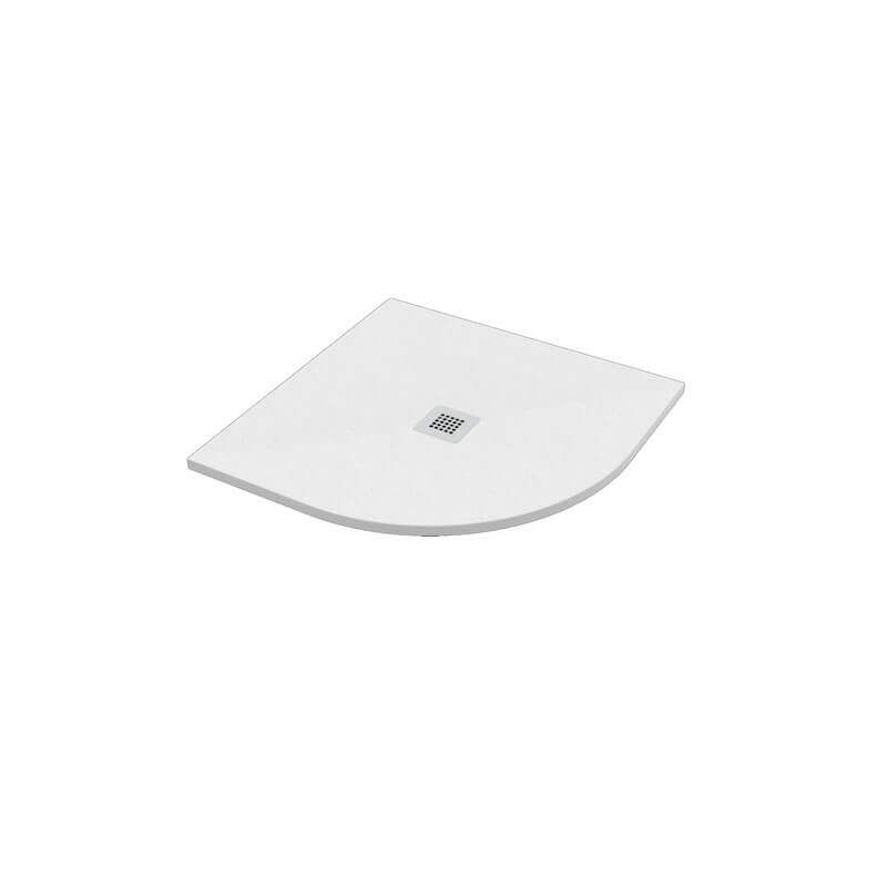 Piatto doccia in mineral marmo 90x90 semicircolare Arcshop