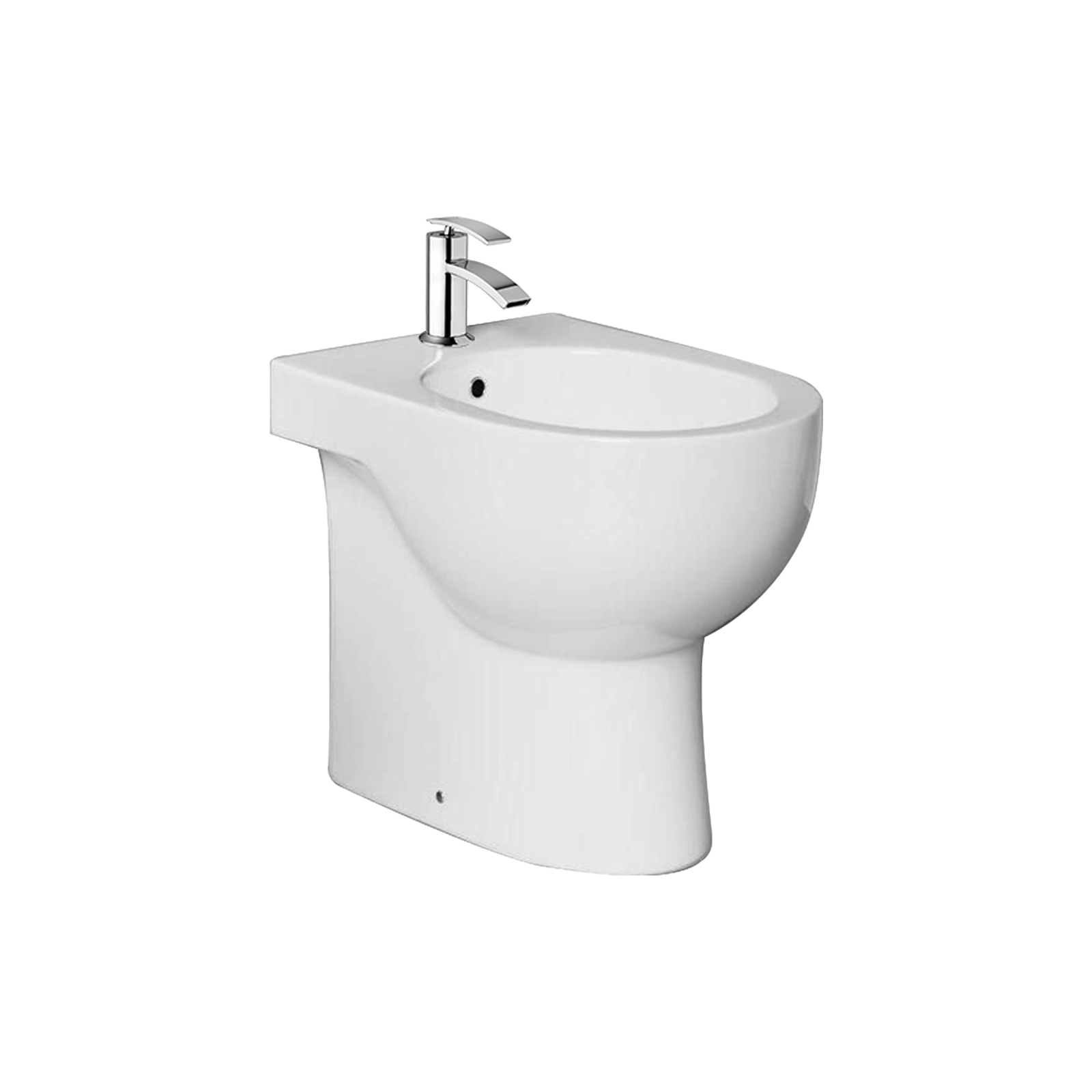 Coppia sanitari filomuro con wc rimless modello Calar Arcshop