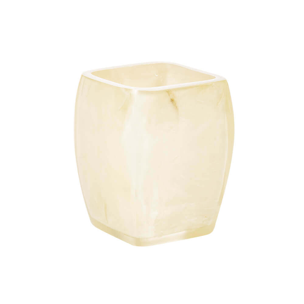Set 6 pezzi accessori da bagno serie Perla Cipì Dispenser Bicchiere Portasapone Scopino Porta cotone e Vassoio Arcshop