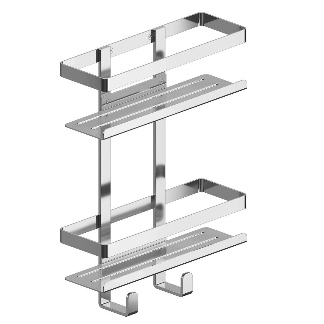 Mensole doccia doppio cestello con doppio gancio in acciaio inox 304 Metaform Arcshop