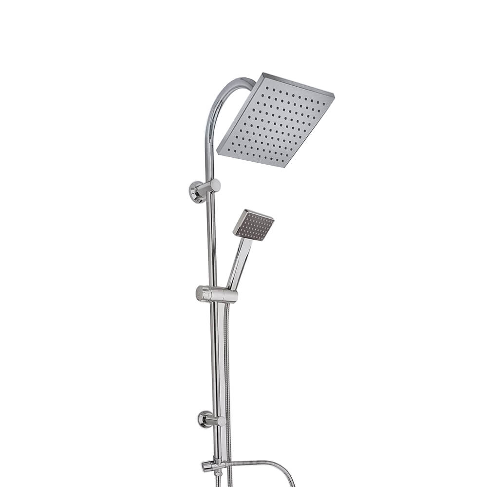 Colonna doccia Victor adattabile a fori preesistenti soffione quadrato 20x20 Arcshop