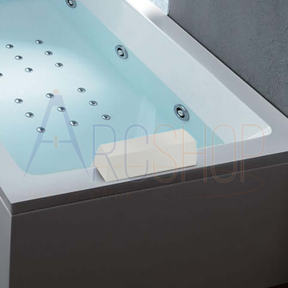Cuscino poggiatesta bianco per vasca Treesse Mod. Quadra , Spider , Asyx Arcshop